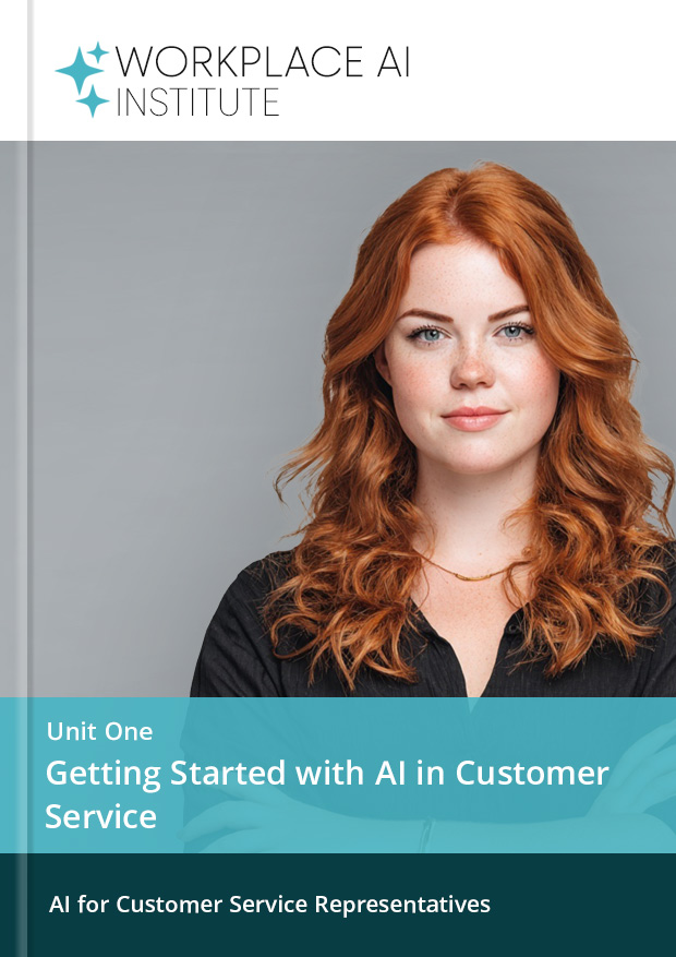 Unit One Getting Started with AI in Customer Service