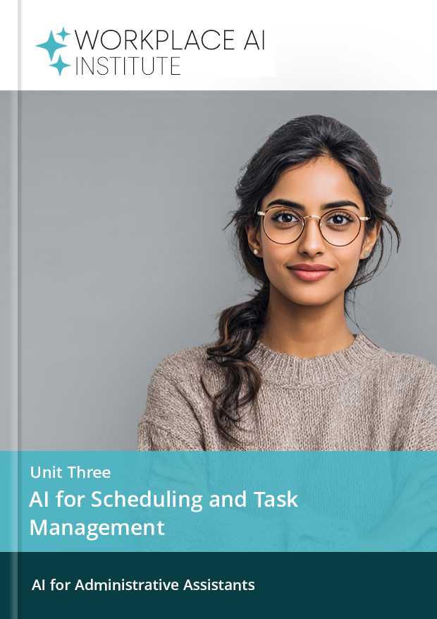 Unit Three AI for Scheduling and Task Management